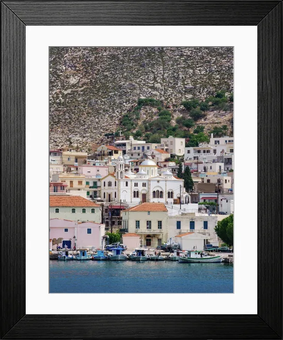 Framed Print : Pothia (Kalymnos Town), Kalymnos Island, Dodecanese, Greek Islands, Greece, Europe Framed Print : Pothia (Kalymnos Town), Kalymnos Island, Dodecanese, Greek Islands, Greece, Europe