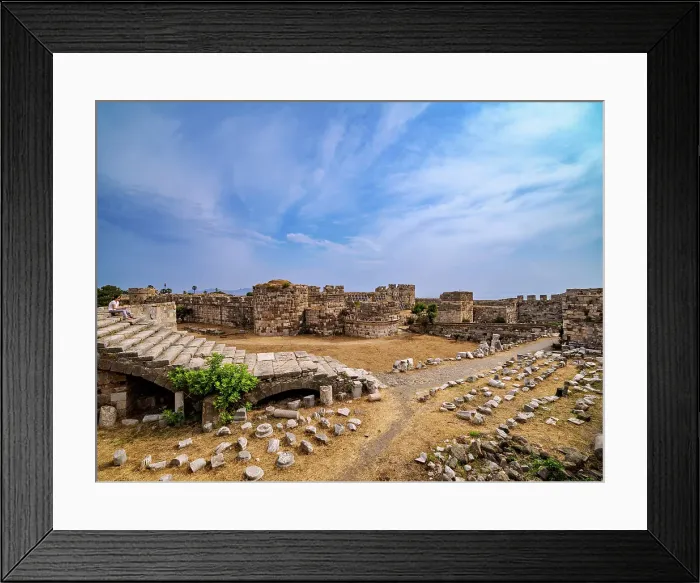 Framed Print : Nerantzia Castle, Kos Town, Kos Island, Dodecanese, Greek Islands, Greece, Europe Framed Print : Nerantzia Castle, Kos Town, Kos Island, Dodecanese, Greek Islands, Greece, Europe
