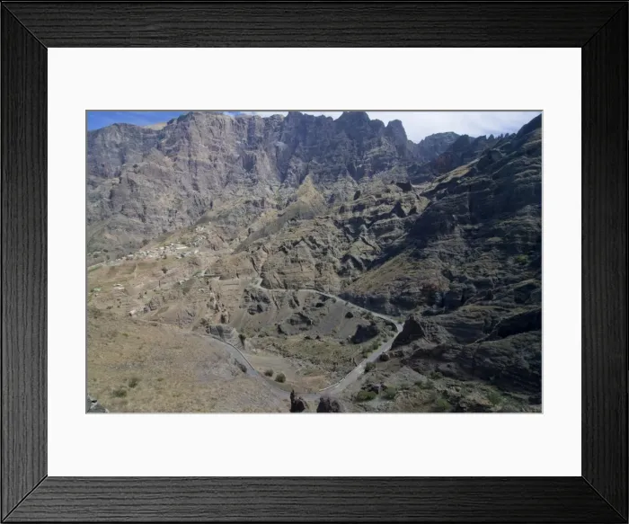 Framed Print : Road through rocky landscape, San Antao, Cape Verde Islands, Africa Framed Print : Road through rocky landscape, San Antao, Cape Verde Islands, Africa