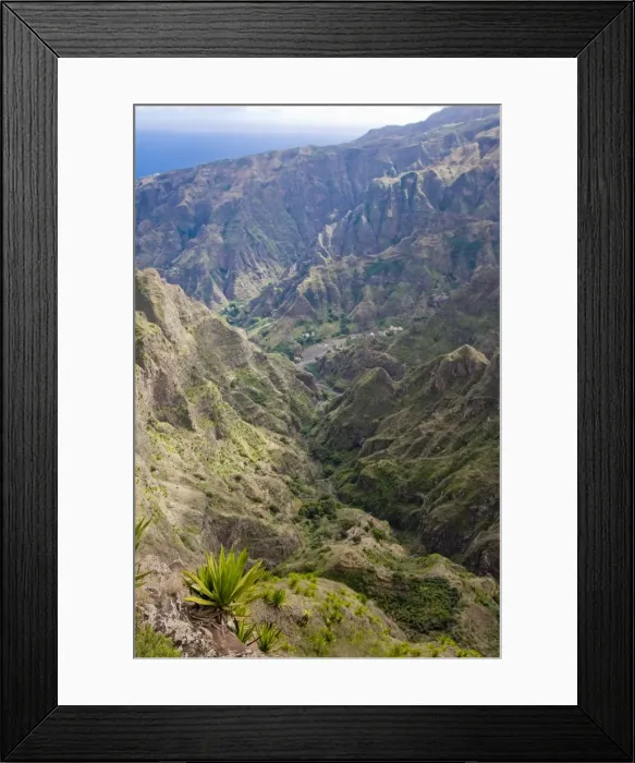 Framed Print : Rocky landscape on the island of San Antao, Cape Verde Islands, Africa Framed Print : Rocky landscape on the island of San Antao, Cape Verde Islands, Africa