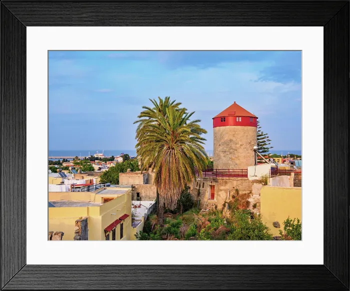 Framed Print : Medieval Old Town at sunset, Rhodes City, Rhodes Island, Dodecanese, Greek Islands, Greece, Europe Framed Print : Medieval Old Town at sunset, Rhodes City, Rhodes Island, Dodecanese, Greek Islands, Greece, Europe
