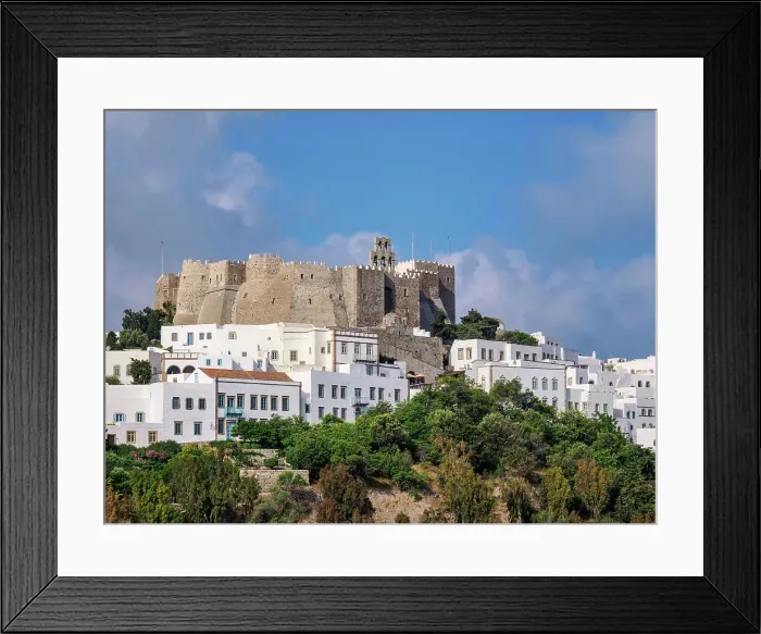 Framed Print : Monastery of Saint-John the Theologian, Patmos Chora, UNESCO World Heritage Site, Patmos Island, Dodecanese, Greek Islands, Greece, Europe Framed Print : Monastery of Saint-John the Theologian, Patmos Chora, UNESCO World Heritage Site, Patmos Island, Dodecanese, Greek Islands, Greece, Europe