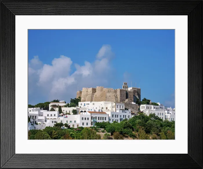 Framed Print : Monastery of Saint-John the Theologian, Patmos Chora, UNESCO World Heritage Site, Patmos Island, Dodecanese, Greek Islands, Greece, Europe Framed Print : Monastery of Saint-John the Theologian, Patmos Chora, UNESCO World Heritage Site, Patmos Island, Dodecanese, Greek Islands, Greece, Europe
