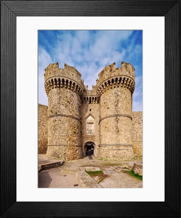 Framed Print : Sea Gate, Medieval Old Town, Rhodes City, Rhodes Island, Dodecanese, Greek Islands, Greece, Europe Framed Print : Sea Gate, Medieval Old Town, Rhodes City, Rhodes Island, Dodecanese, Greek Islands, Greece, Europe