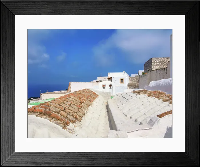 Framed Print : View of Patmos Chora, Patmos Island, Dodecanese, Greek Islands, Greece, Europe Framed Print : View of Patmos Chora, Patmos Island, Dodecanese, Greek Islands, Greece, Europe