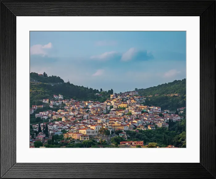 Framed Print : Ano Vathy at sunrise, Samos Town, Samos Island, North Aegean, Greek Islands, Greece, Europe Framed Print : Ano Vathy at sunrise, Samos Town, Samos Island, North Aegean, Greek Islands, Greece, Europe