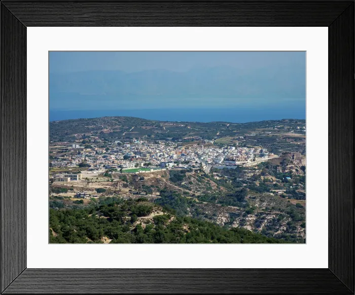 Framed Print : Kefalos, elevated view, Kos Island, Dodecanese, Greek Islands, Greece, Europe