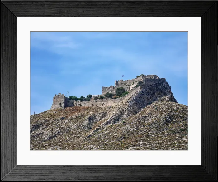 Framed Print : Medieval Castle of Pandeli, Leros Island, Dodecanese, Greek Islands, Greece, Europe Framed Print : Medieval Castle of Pandeli, Leros Island, Dodecanese, Greek Islands, Greece, Europe