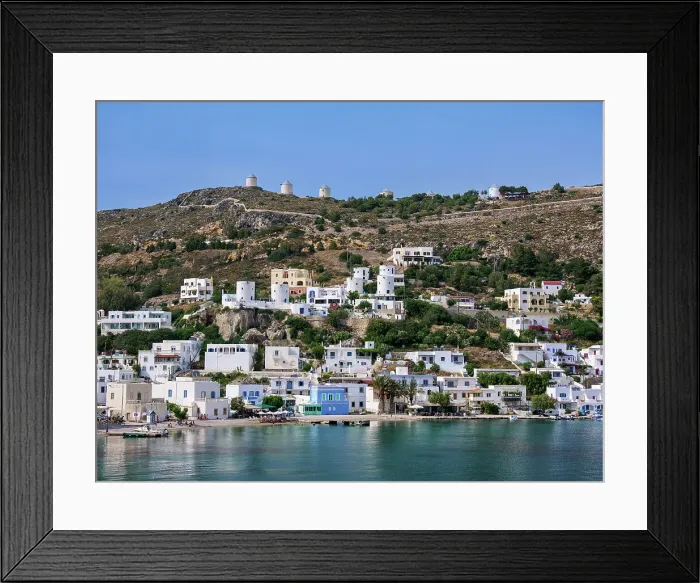 Framed Print : Pandeli Waterfront, Agia Marina, Leros Island, Dodecanese, Greek Islands, Greece, Europe Framed Print : Pandeli Waterfront, Agia Marina, Leros Island, Dodecanese, Greek Islands, Greece, Europe