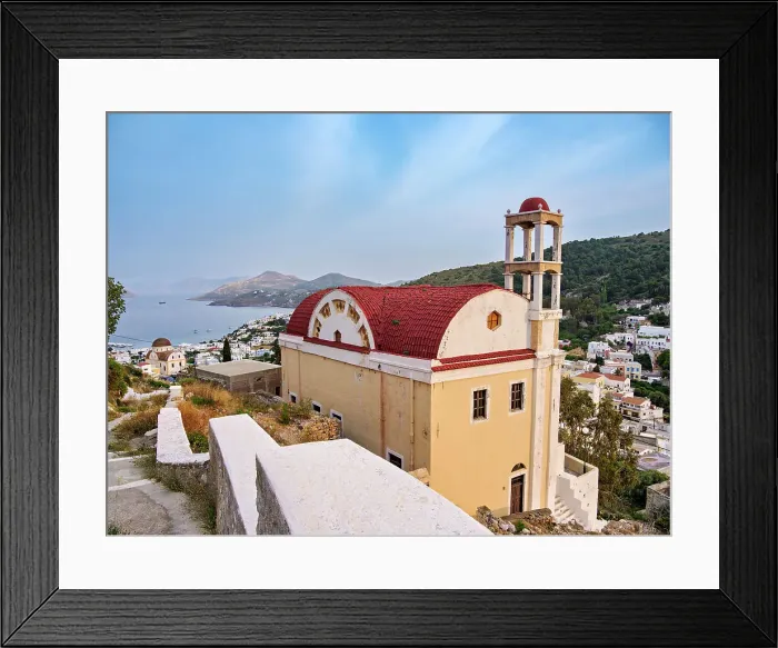 Framed Print : Church of Agia Paraskevi, Agia Marina, Leros Island, Dodecanese, Greek Islands, Greece, Europe Framed Print : Church of Agia Paraskevi, Agia Marina, Leros Island, Dodecanese, Greek Islands, Greece, Europe