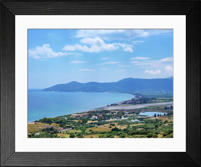 Framed Print : Coast of Pythagoreio, elevated view, Samos Island, North Aegean, Greek Islands, Greece, Europe Framed Print : Coast of Pythagoreio, elevated view, Samos Island, North Aegean, Greek Islands, Greece, Europe