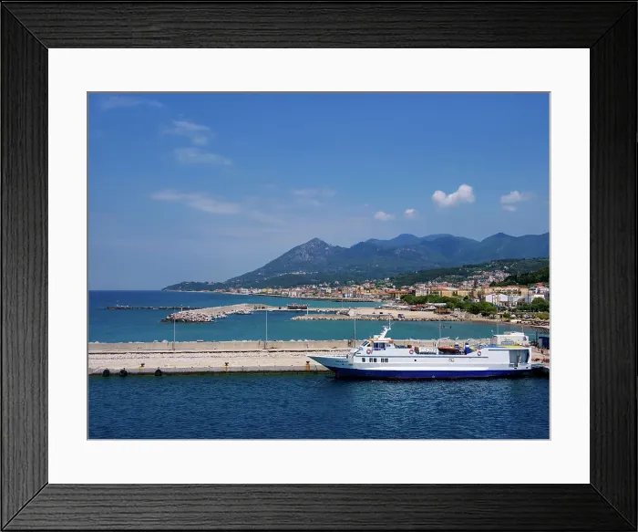 Framed Print : Port in Karlovasi, Samos Island, North Aegean, Greek Islands, Greece, Europe Framed Print : Port in Karlovasi, Samos Island, North Aegean, Greek Islands, Greece, Europe