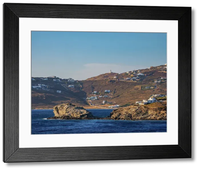 Framed Print : View towards the Armenistis Lighthouse, Mykonos Island, Cyclades, Greek Islands, Greece, Europe Framed Print : View towards the Armenistis Lighthouse, Mykonos Island, Cyclades, Greek Islands, Greece, Europe
