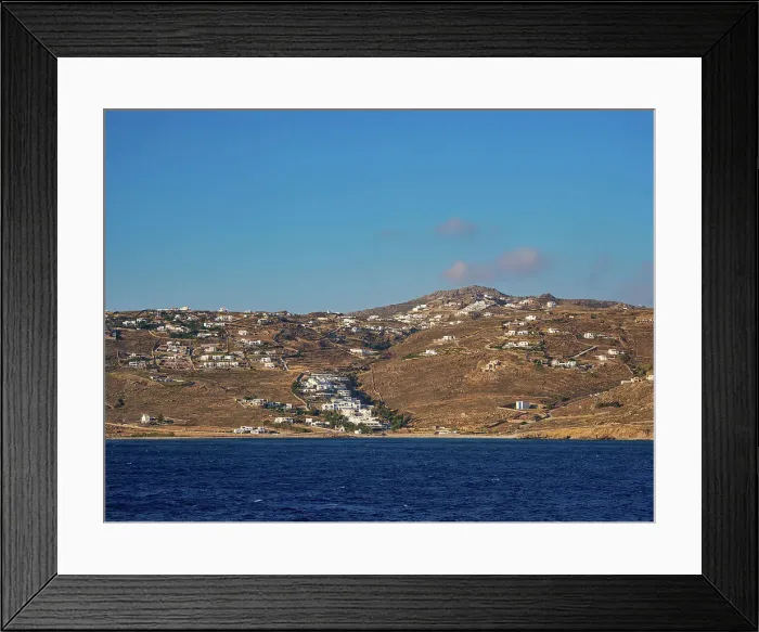 Framed Print : Coast of Mykonos Island, Cyclades, Greek Islands, Greece, Europe Framed Print : Coast of Mykonos Island, Cyclades, Greek Islands, Greece, Europe