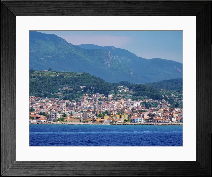 Framed Print : View towards Karlovasi, Samos Island, North Aegean, Greek Islands, Greece, Europe Framed Print : View towards Karlovasi, Samos Island, North Aegean, Greek Islands, Greece, Europe