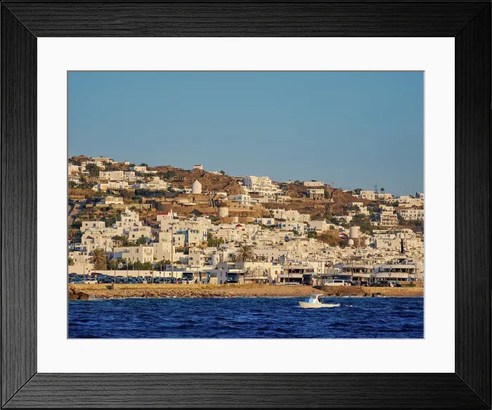 Framed Print : View towards Chora, Mykonos Town, Mykonos Island, Cyclades, Greek Islands, Greece, Europe Framed Print : View towards Chora, Mykonos Town, Mykonos Island, Cyclades, Greek Islands, Greece, Europe