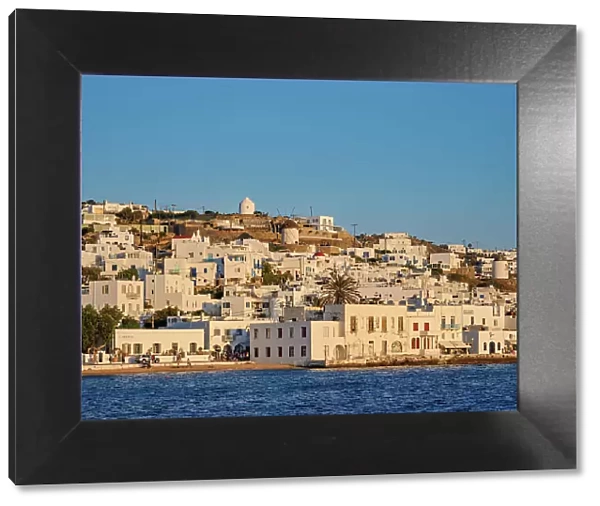 Chora waterfront, Mykonos Town, Mykonos Island, Cyclades, Greek Islands, Greece, Europe
