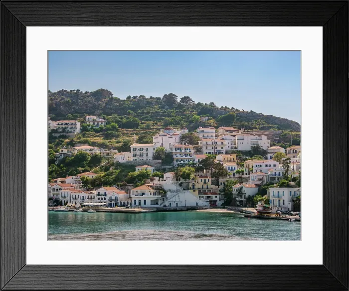 Framed Print : Port of Evdilos, Icaria Island, North Aegean, Greek Islands, Greece, Europe