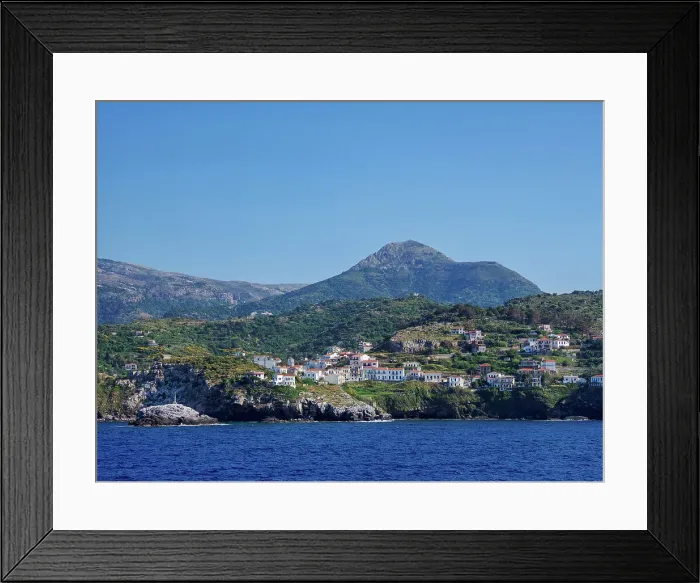 Framed Print : View towards Evdilos, Icaria Island, North Aegean, Greek Islands, Greece, Europe Framed Print : View towards Evdilos, Icaria Island, North Aegean, Greek Islands, Greece, Europe