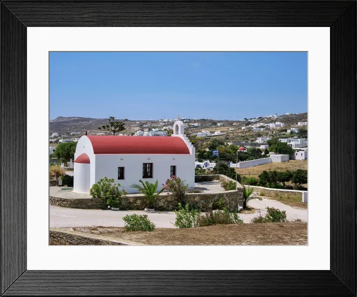 Framed Print : Parekklesi Church, Ano Mera, Mykonos Island, Cyclades, Greek Islands, Greece, Europe Framed Print : Parekklesi Church, Ano Mera, Mykonos Island, Cyclades, Greek Islands, Greece, Europe