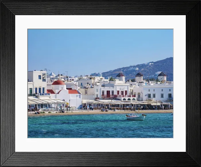 Framed Print : Chora Waterfront, Mykonos Town, Mykonos Island, Cyclades, Greek Islands, Greece, Europe Framed Print : Chora Waterfront, Mykonos Town, Mykonos Island, Cyclades, Greek Islands, Greece, Europe