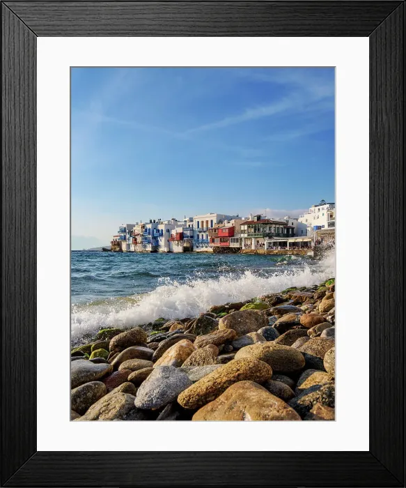 Framed Print : Little Venice, Chora, Mykonos Town, Mykonos Island, Cyclades, Greek Islands, Greece, Europe Framed Print : Little Venice, Chora, Mykonos Town, Mykonos Island, Cyclades, Greek Islands, Greece, Europe