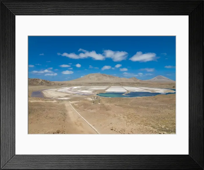 Framed Print : Old salina with salt workings, Pedro Da Sal, Sal, Cape Verde Islands, Africa Framed Print : Old salina with salt workings, Pedro Da Sal, Sal, Cape Verde Islands, Africa