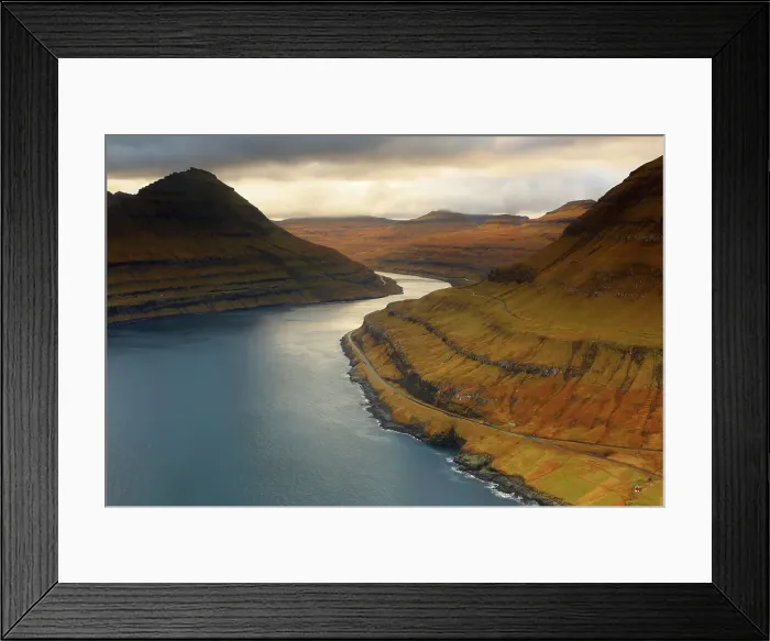 Framed Print : Funningar, Eysturoy, Faroe Islands, Denmark, North Atlantic Framed Print : Funningar, Eysturoy, Faroe Islands, Denmark, North Atlantic