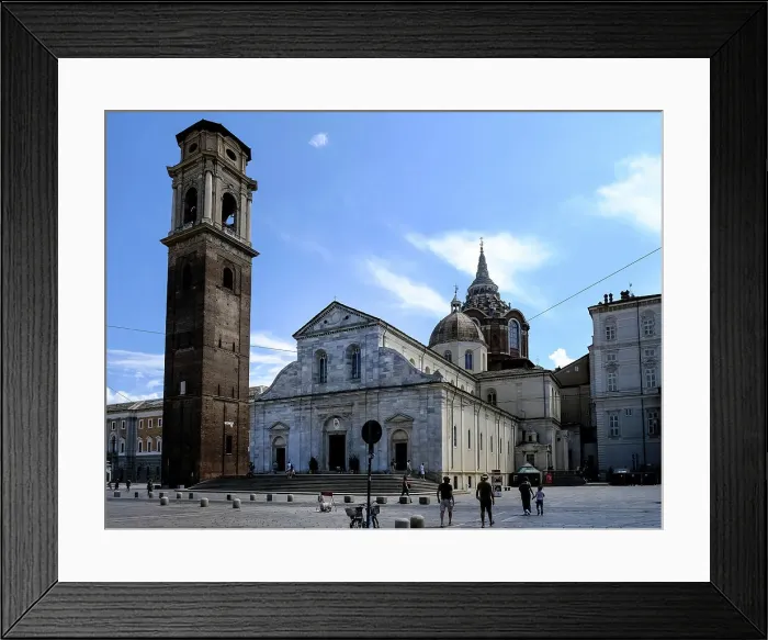 Framed Print : Turin Cathedral (Duomo di Torino), Catholic Cathedral dedicated to Saint John the Baptist, built in the 15th century, with the Chapel of the Holy Shroud, housing the Shroud of Turin, added in the 17th century, Turin, Piedmont, Italy, Europe Framed Print : Turin Cathedral (Duomo di Torino), Catholic Cathedral dedicated to Saint John the Baptist, built in the 15th century, with the Chapel of the Holy Shroud, housing the Shroud of Turin, added in the 17th century, Turin, Piedmont, Italy, Europe