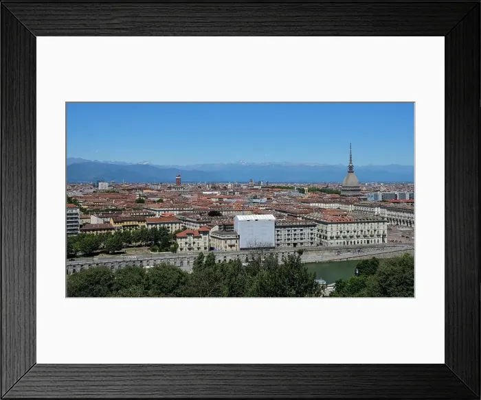 Framed Print : Cityscape from the Monte dei Cappuccini, a hill rising about 200 meters from the right bank of the River Po, in the Borgo Po district, Turin, Piedmont, Italy, Europe Framed Print : Cityscape from the Monte dei Cappuccini, a hill rising about 200 meters from the right bank of the River Po, in the Borgo Po district, Turin, Piedmont, Italy, Europe