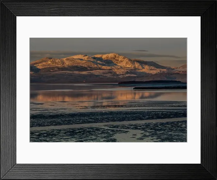 Framed Print : View across the Duddon Estuary towards the Coniston mountain range and the Lake District National Park, Furness Peninsula, Cumbria, England, United Kingdom, Europe Framed Print : View across the Duddon Estuary towards the Coniston mountain range and the Lake District National Park, Furness Peninsula, Cumbria, England, United Kingdom, Europe