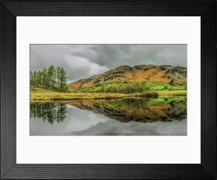 Framed Print : Lingmoor Fell reflections in the infant River Brathay from the Little Langdale Valley in the Lake District National Park, UNESCO World Heritage Site, Cumbria, England, United Kingdom, Europe Framed Print : Lingmoor Fell reflections in the infant River Brathay from the Little Langdale Valley in the Lake District National Park, UNESCO World Heritage Site, Cumbria, England, United Kingdom, Europe