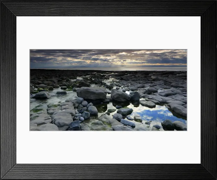 Framed Print : Seascape from Nash Point looking across The Bristol Channel, South Wales, United Kingdom, Europe Framed Print : Seascape from Nash Point looking across The Bristol Channel, South Wales, United Kingdom, Europe