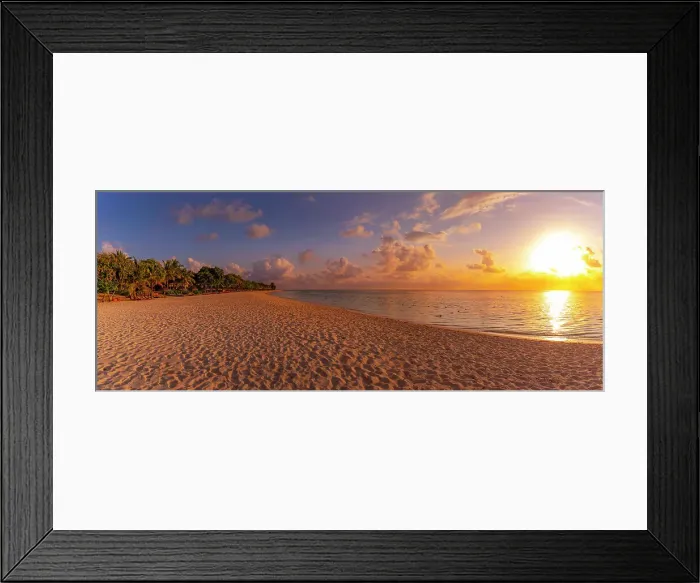 Framed Print : View of Le Morne Public Beach at sunset, Le Morne, Riviere Noire District, Mauritius, Indian Ocean, Africa Framed Print : View of Le Morne Public Beach at sunset, Le Morne, Riviere Noire District, Mauritius, Indian Ocean, Africa