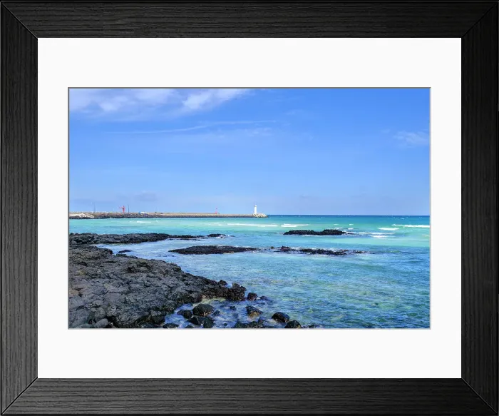Framed Print : South Jeju Island coastline, South Korea, Asia Framed Print : South Jeju Island coastline, South Korea, Asia