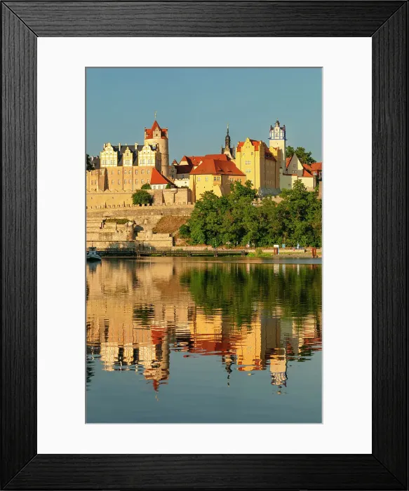 Framed Print : Bernburg Castle, Bernburg, Saaletal (Saale Valley), Saxony-Anhalt, Germany, Europe