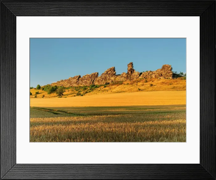 Framed Print : Teufelsmauer rock formation (Devil's Wall), Weddersleben, Thale, Harz, Saxony-Anhalt, Germany, Europe Framed Print : Teufelsmauer rock formation (Devil's Wall), Weddersleben, Thale, Harz, Saxony-Anhalt, Germany, Europe