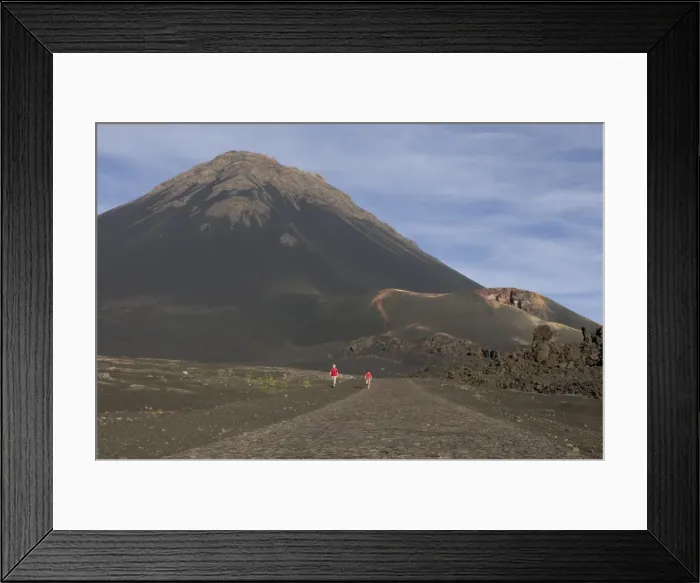 Framed Print : Path leading to volcano on Fogo, Cape Verde Islands, Africa Framed Print : Path leading to volcano on Fogo, Cape Verde Islands, Africa