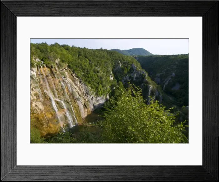 Framed Print : View over Plitvice Lakes National Park, UNESCO World Heritage Site, Croatia, Europe Framed Print : View over Plitvice Lakes National Park, UNESCO World Heritage Site, Croatia, Europe
