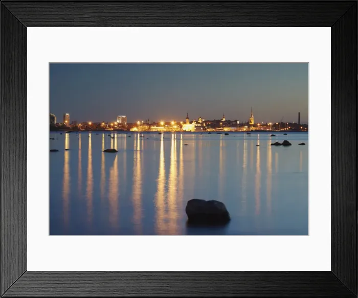 Framed Print : City skyline from Pirita, Tallinn, Estonia, Baltic States, Europe Framed Print : City skyline from Pirita, Tallinn, Estonia, Baltic States, Europe