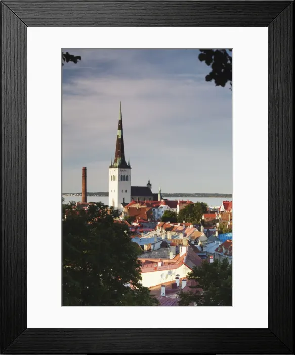 Framed Print : Oleviste Church, Tallinn, Estonia, Baltic States, Europe Framed Print : Oleviste Church, Tallinn, Estonia, Baltic States, Europe