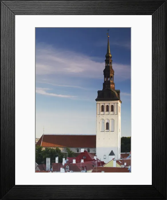 Framed Print : Niguliste Church, Tallinn, Estonia, Baltic States, Europe Framed Print : Niguliste Church, Tallinn, Estonia, Baltic States, Europe