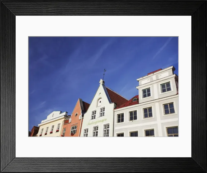 Framed Print : Traditional buildings in Town Hall Square (Raekoja Plats), Tallinn, Estonia Framed Print : Traditional buildings in Town Hall Square (Raekoja Plats), Tallinn, Estonia