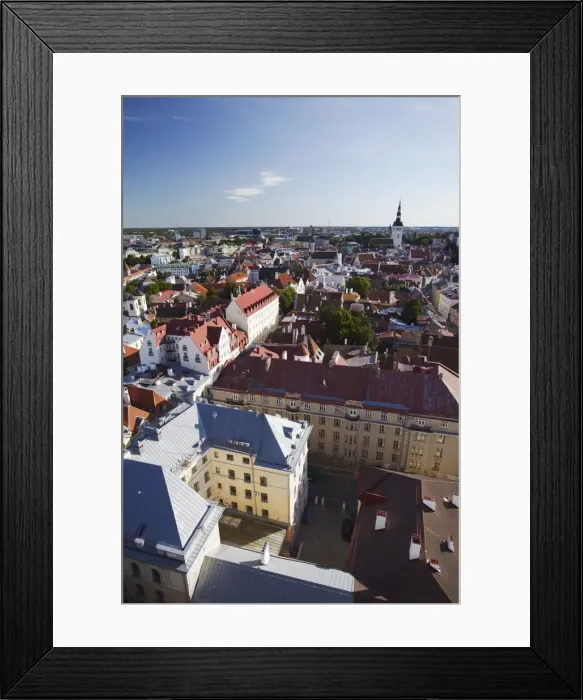 Framed Print : View of Old Town, UNESCO World Heritage Site, Tallinn, Estonia, Baltic States, Europe Framed Print : View of Old Town, UNESCO World Heritage Site, Tallinn, Estonia, Baltic States, Europe