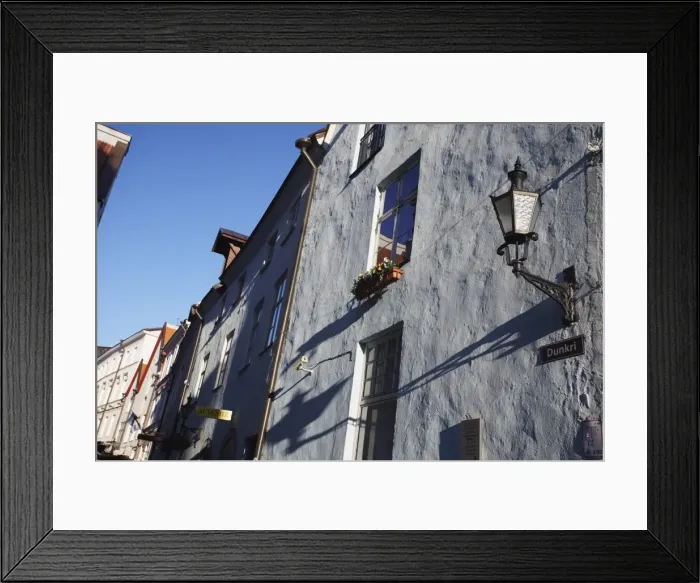 Framed Print : Morning sunshine on Dunkri Street, Tallinn, Estonia, Baltic States, Europe Framed Print : Morning sunshine on Dunkri Street, Tallinn, Estonia, Baltic States, Europe