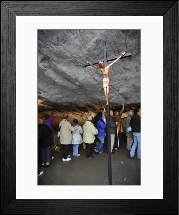 Framed Print : Lourdes Grotto, Lourdes, Hautes Pyrenees, France, Europe Framed Print : Lourdes Grotto, Lourdes, Hautes Pyrenees, France, Europe