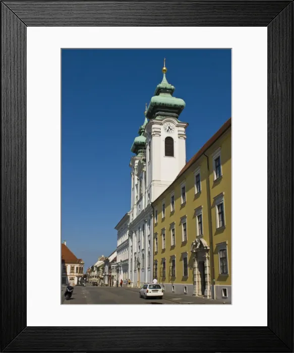 Framed Print : The town of Gyor, Hungary, Europe Framed Print : The town of Gyor, Hungary, Europe