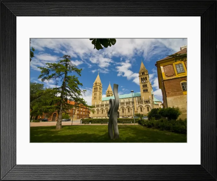 Framed Print : Szent Peter Basilica, Pecs, Hungary, Europe Framed Print : Szent Peter Basilica, Pecs, Hungary, Europe
