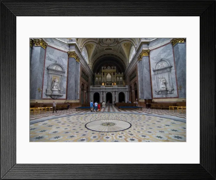 Framed Print : Interior of the Cathedral, Esztergom, Hungary, Europe Framed Print : Interior of the Cathedral, Esztergom, Hungary, Europe