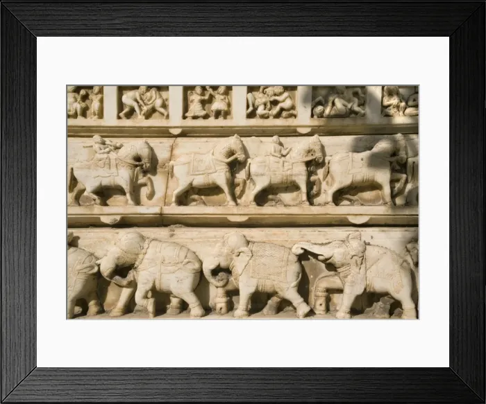 Framed Print : Carvings, Gokul Temple, Udaipur, Rajasthan, India, Asia Framed Print : Carvings, Gokul Temple, Udaipur, Rajasthan, India, Asia
